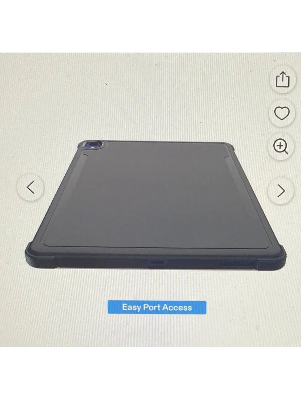 Onn Protective Grip Tablet Case for 10.1” Tablet Gen 4 (2024) Black